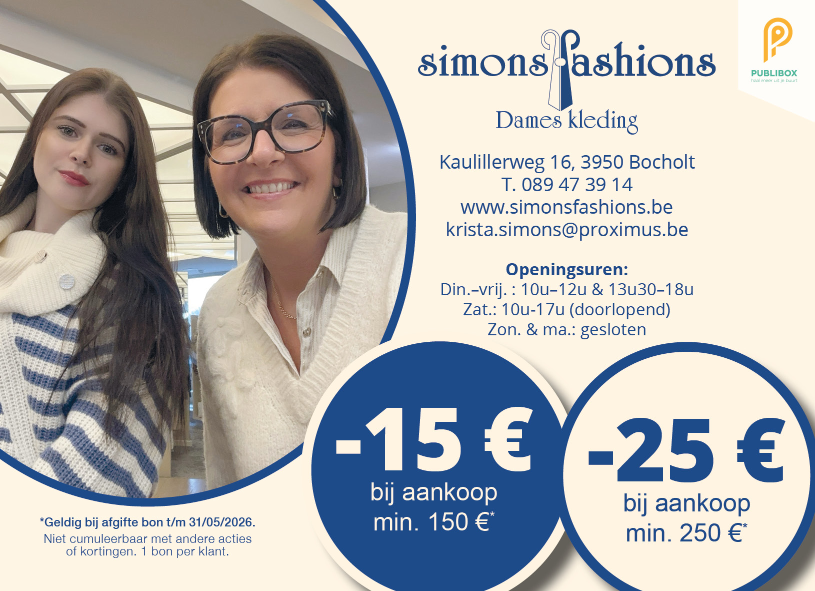 Simons Fashions Damesmode