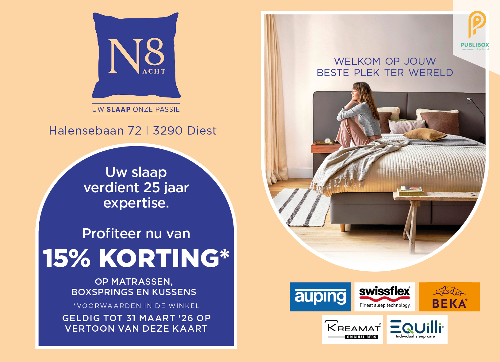 N8 Slaapcomfort Diest: Uw slaapcomfort, onze passie
