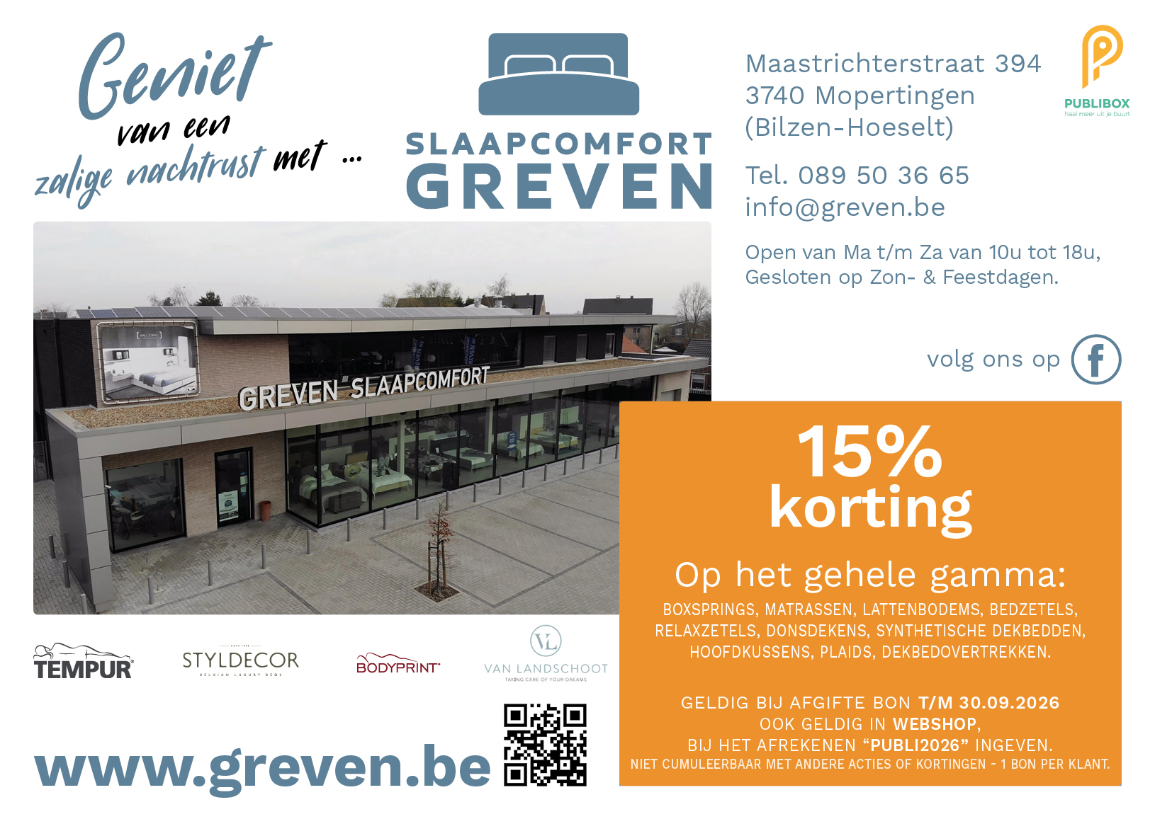 Greven Slaapcomfort Bilzen-Hoeselt