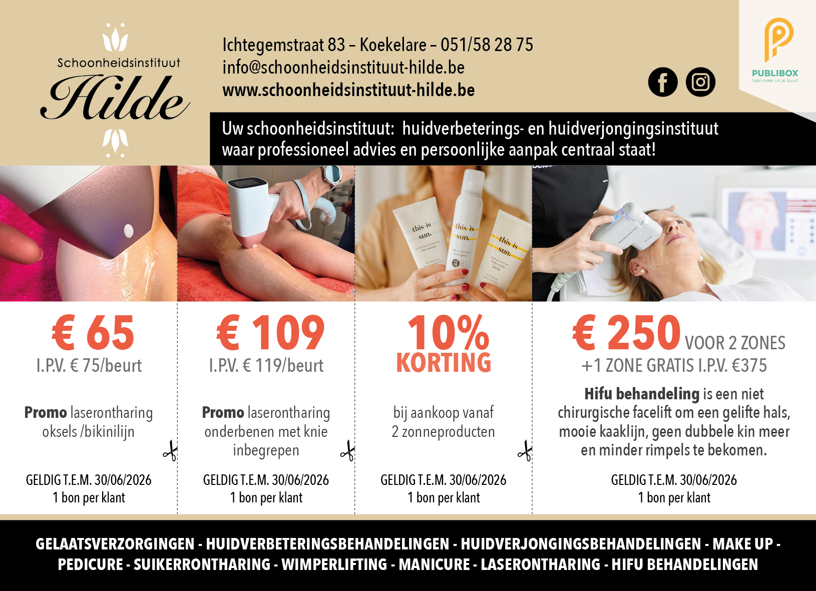 Schoonheidsinstituut Hilde Koekelare