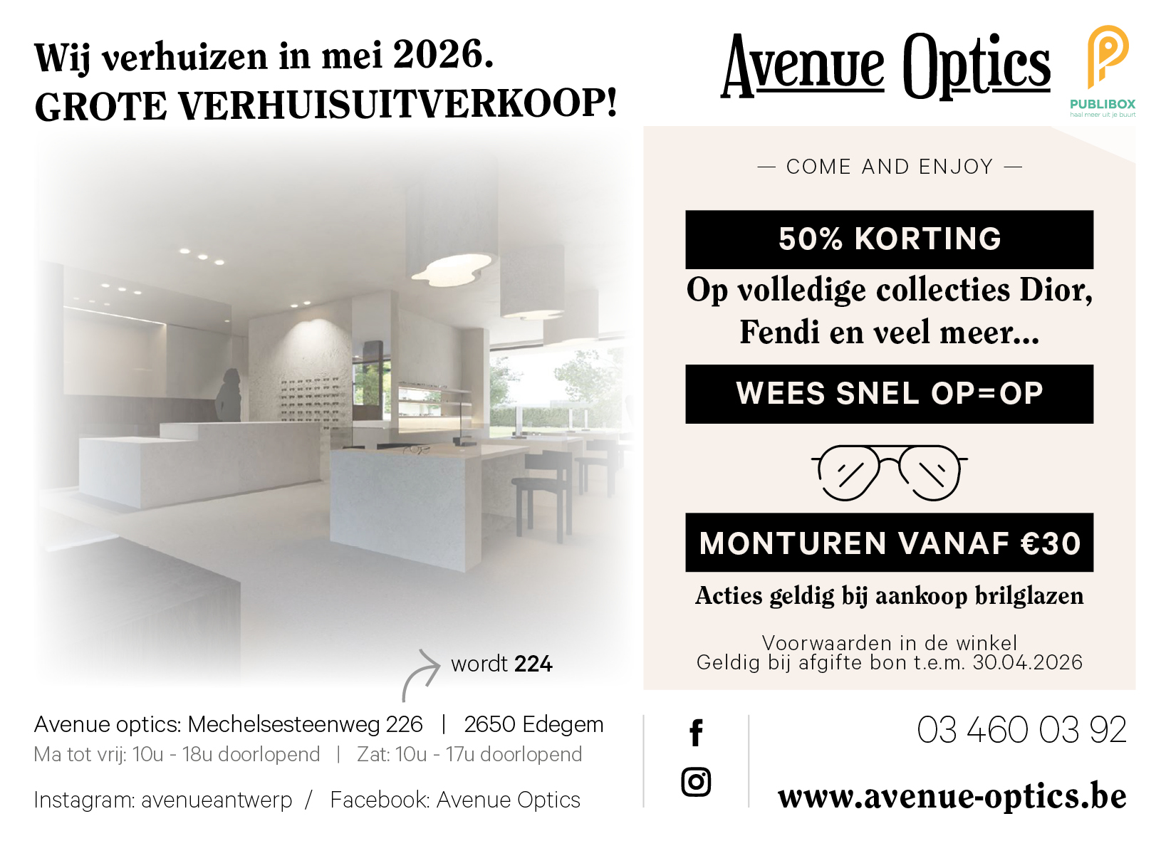 Avenue Optics Edegem