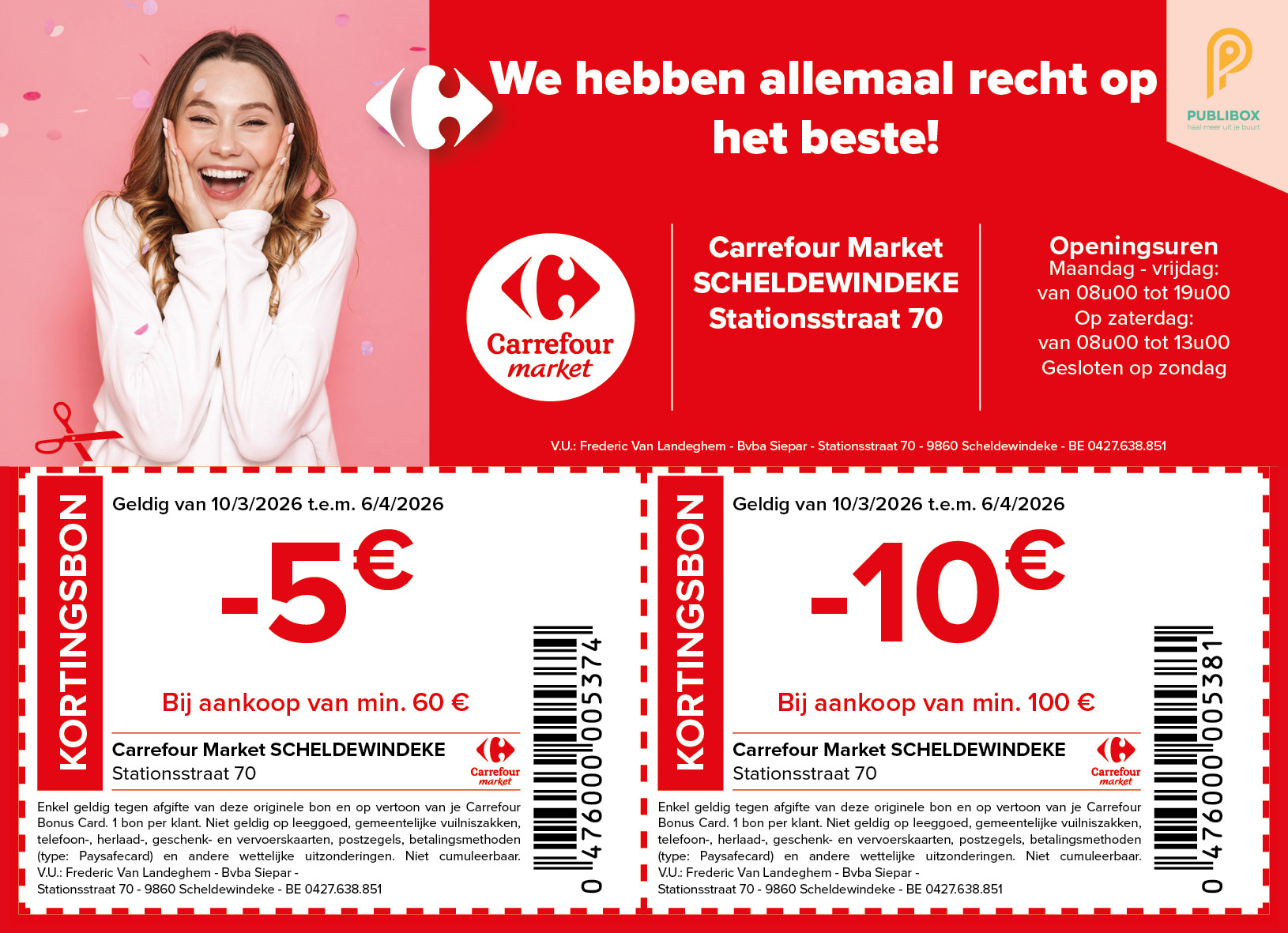 Carrefour Market Scheldewindeke