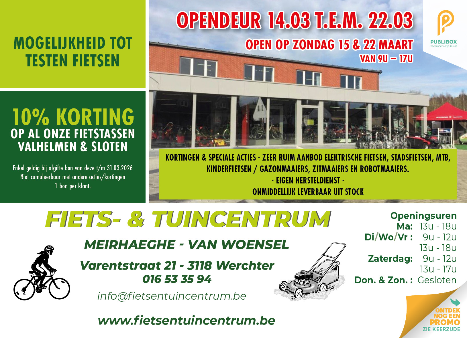 Fiets- en Tuincentrum Van Woensel Rotselaar