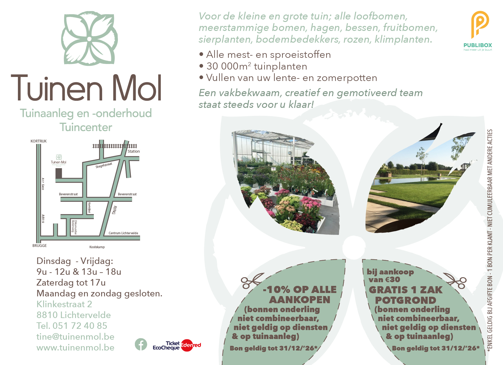 Tuincenter Mol Werbrouck Lichtervelde