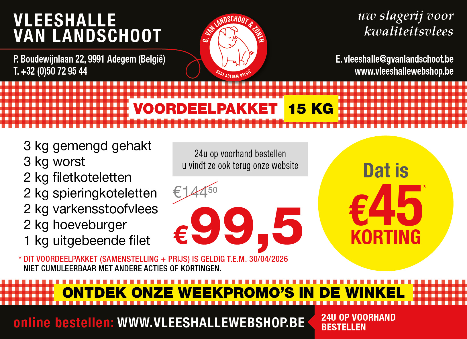 Vleeshalle Van Landschoot Adegem