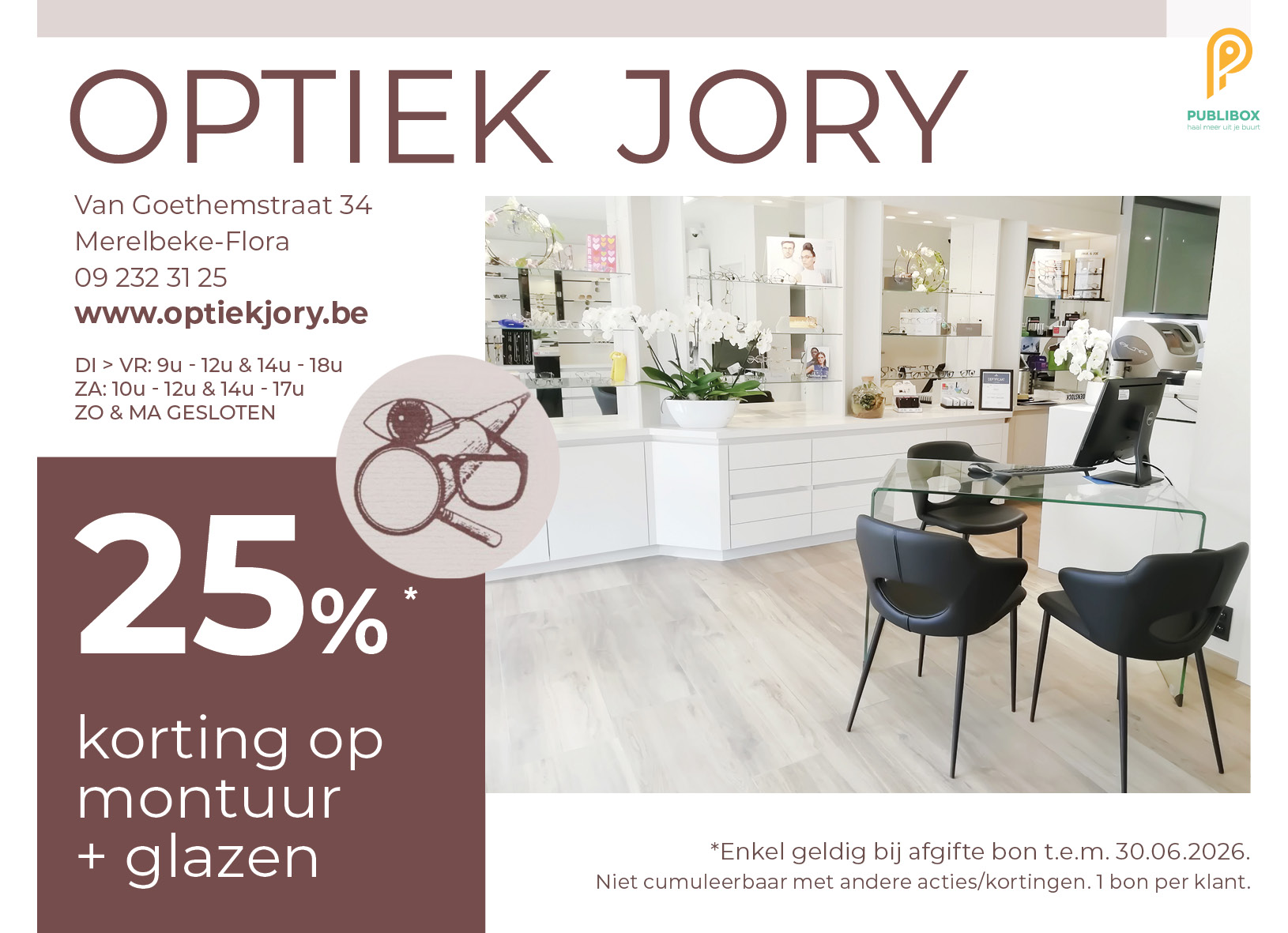Optiek Jory Merelbeke-Melle