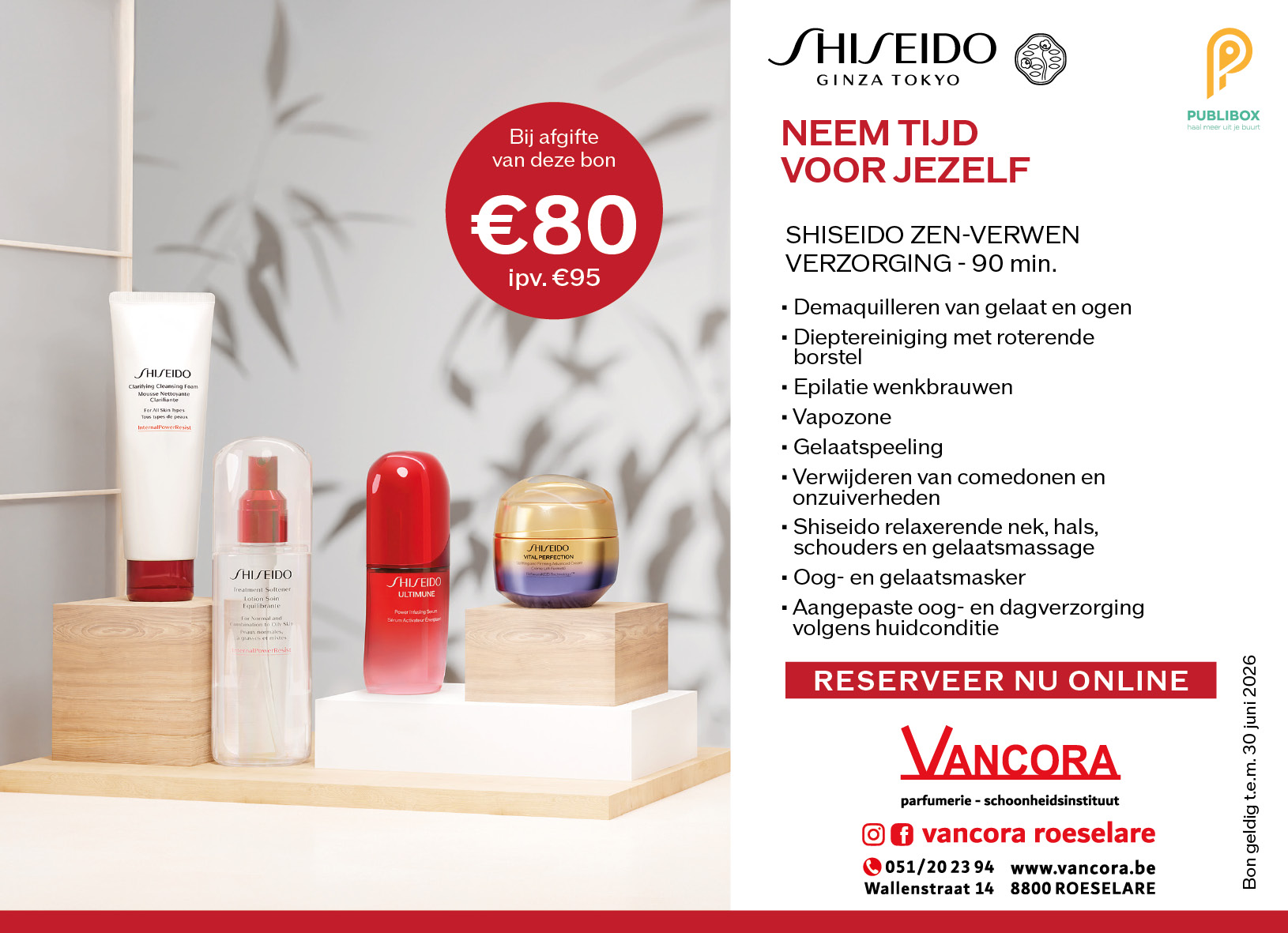 Vancora Shiseido Roeselare