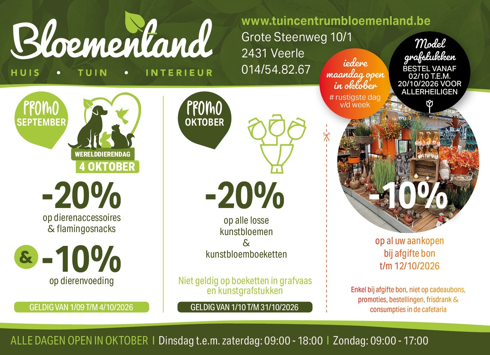 Kerstshow & opendeurweekend. Ontdek onze promoties!