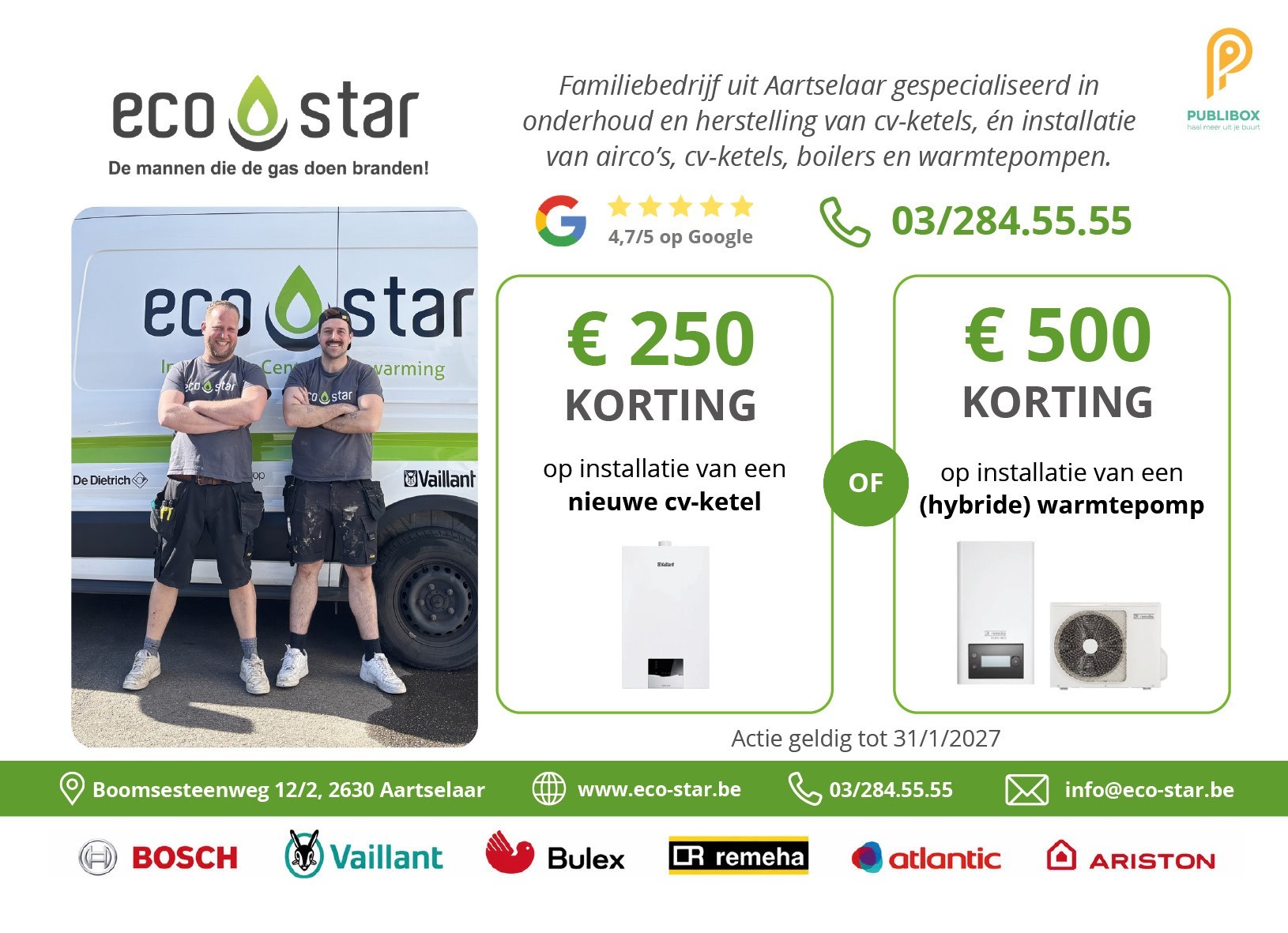 Tot €500 korting op je installatie