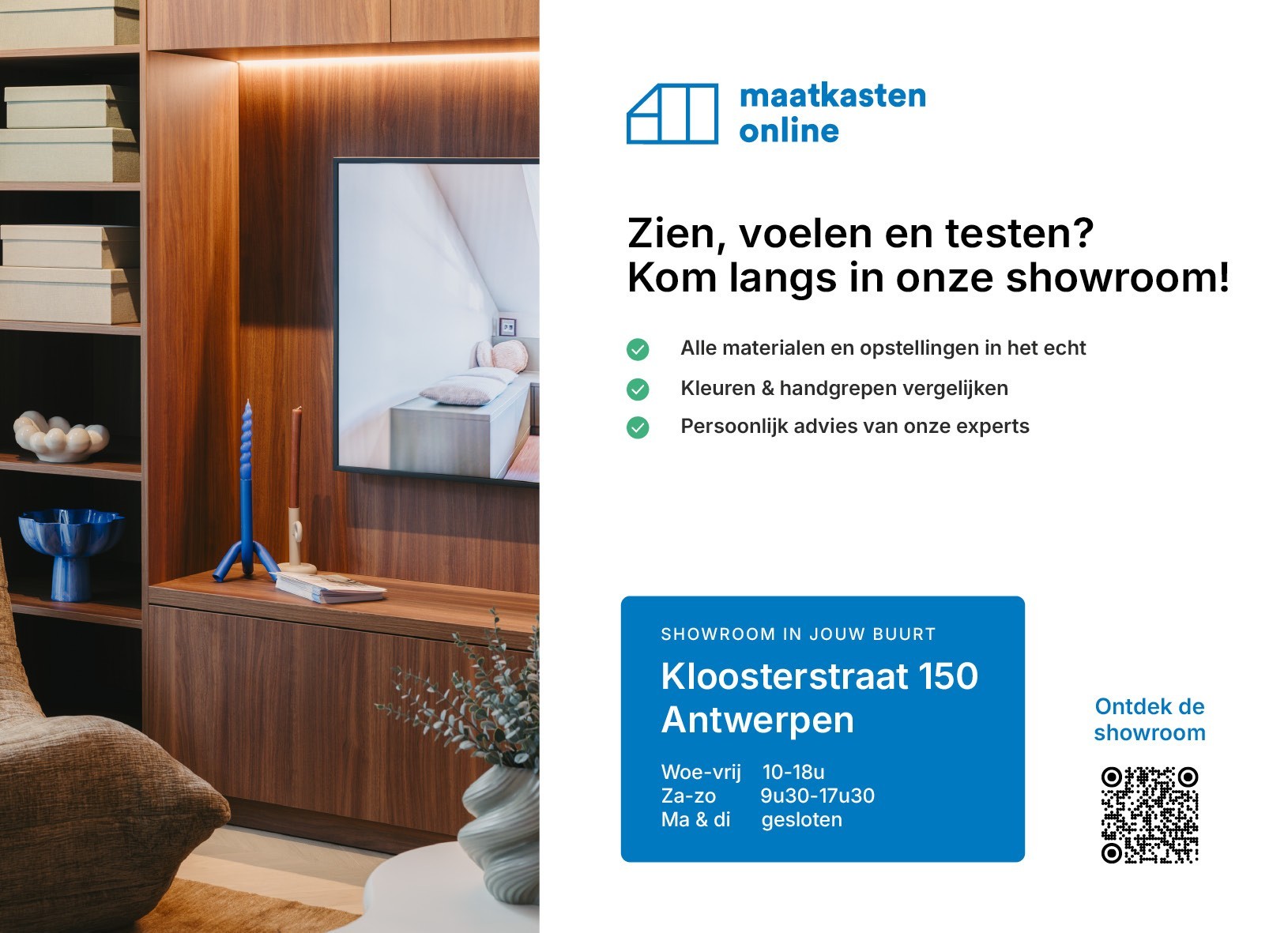 €100 korting op je maatkast