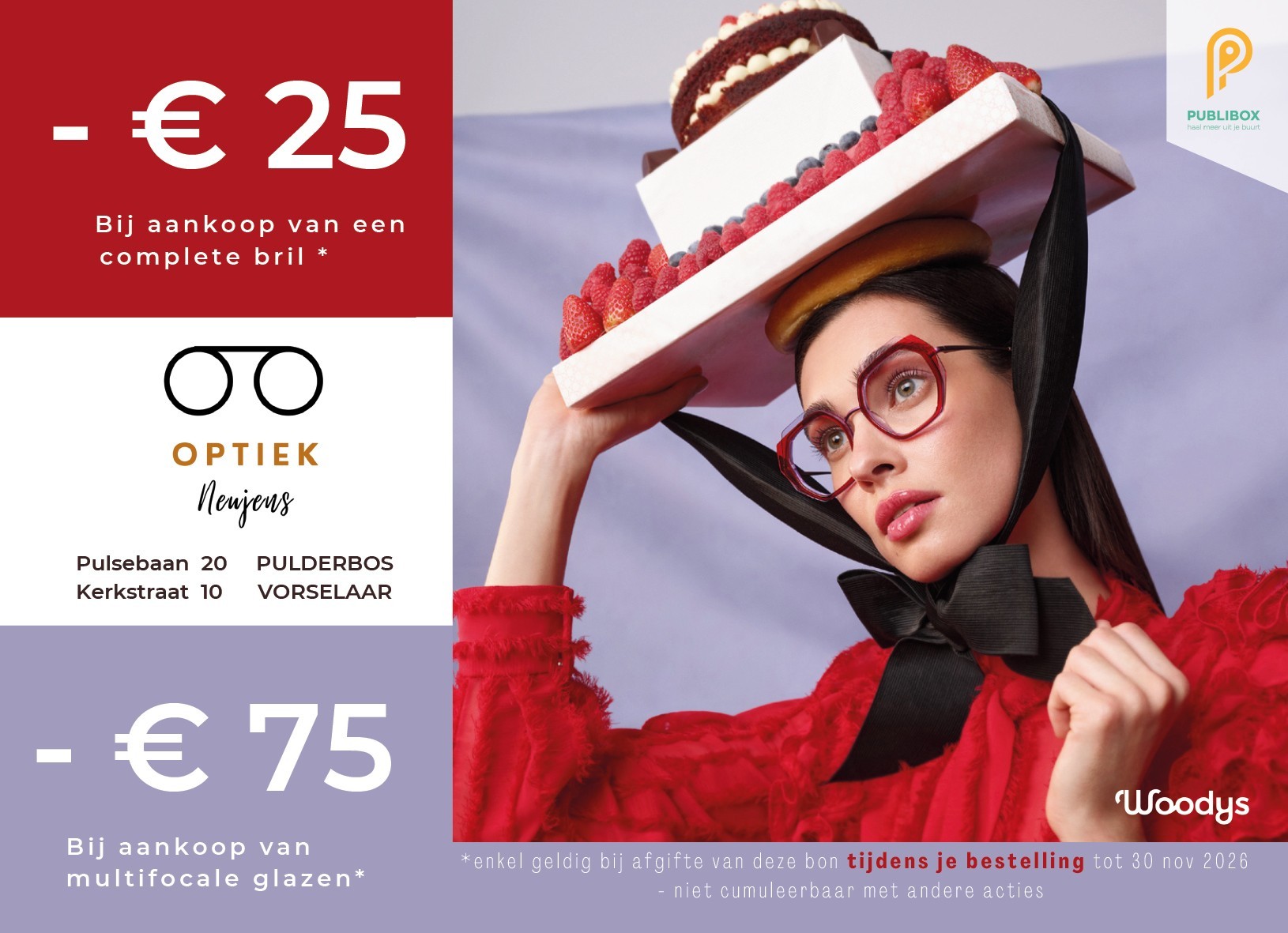 Tot €75 korting op je nieuwe bril