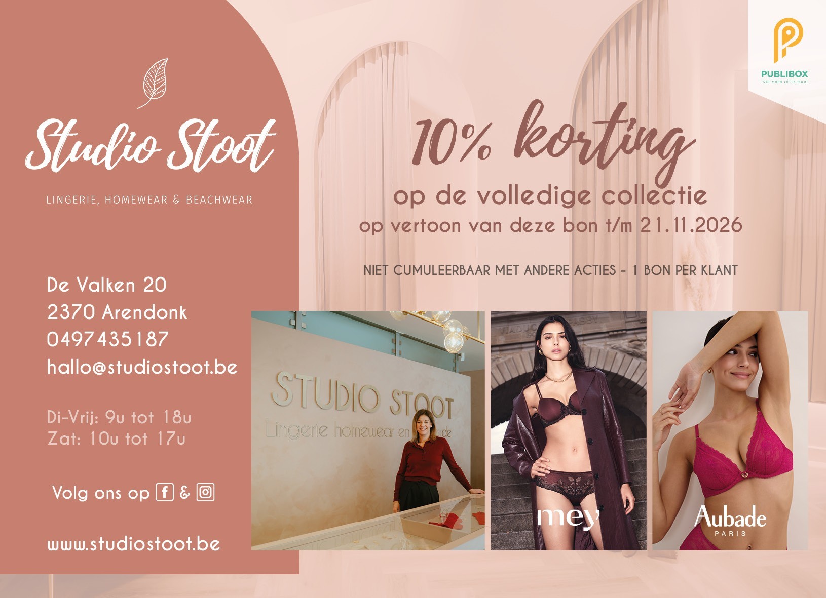 10% korting op de volledige collectie