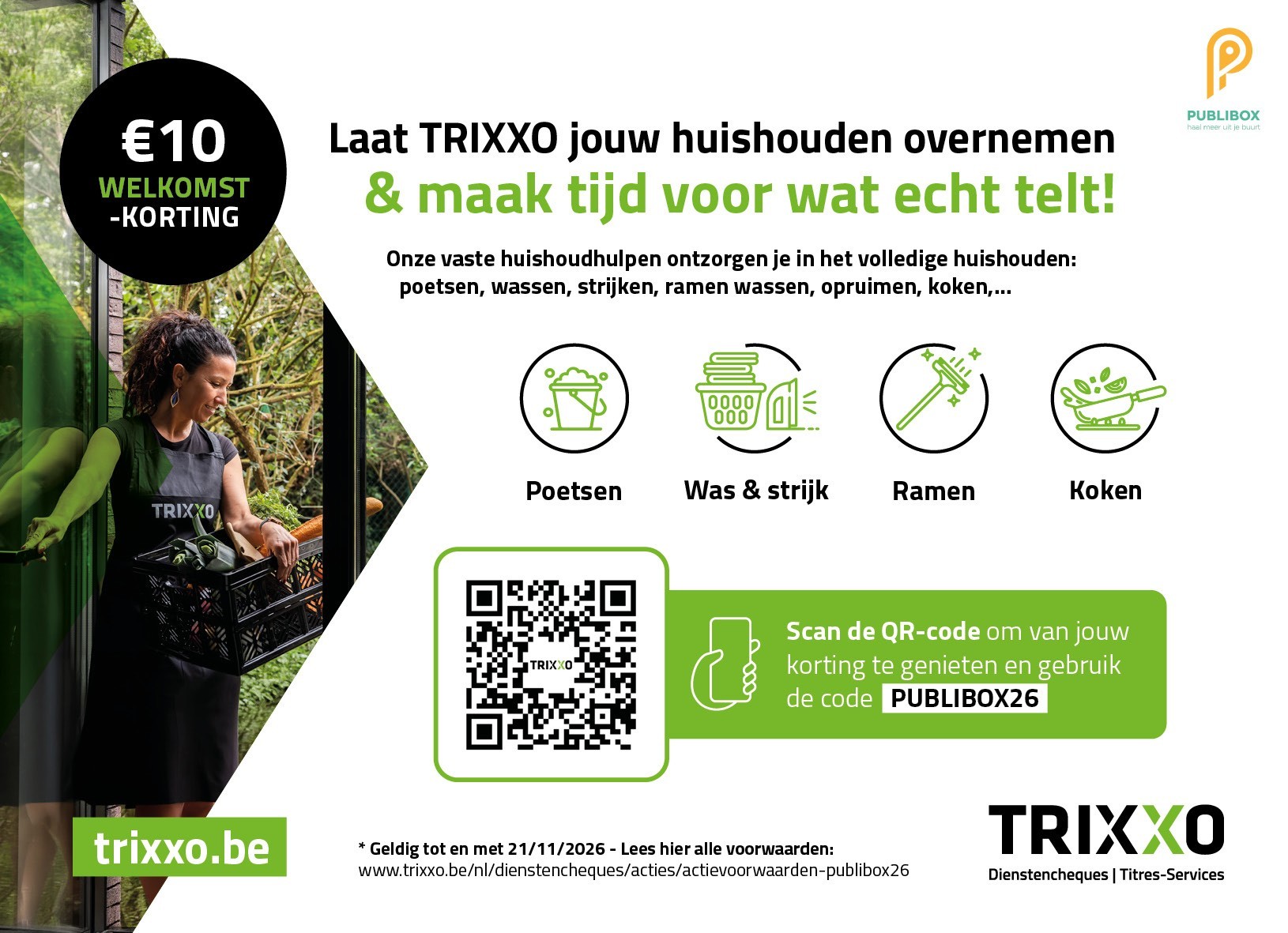 €10 welkomstkorting