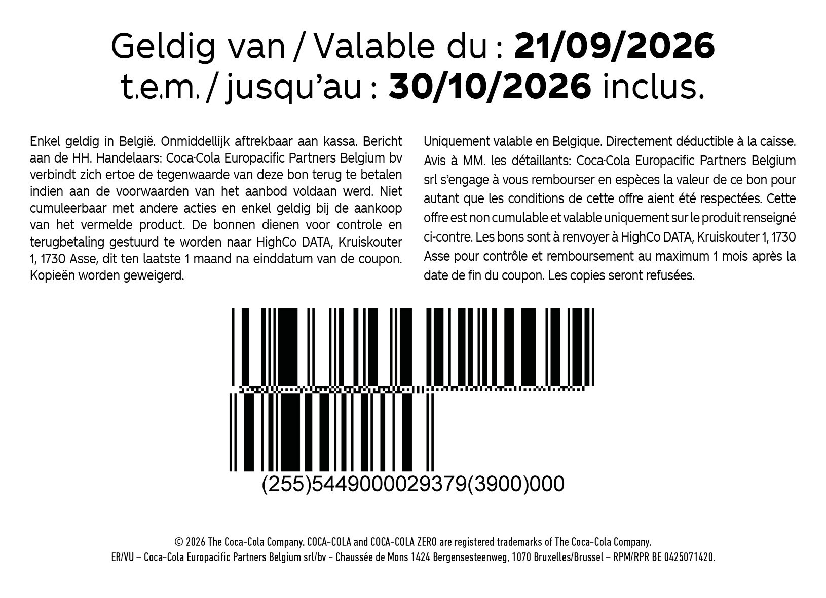Gratis Coca-Cola Flavour naar keuze 33