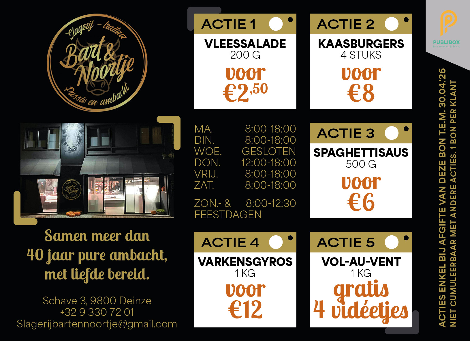 Slagerij Bart en Noortje Deinze